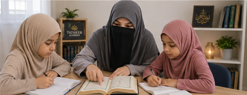 Personal Qur'an lessons, side by side